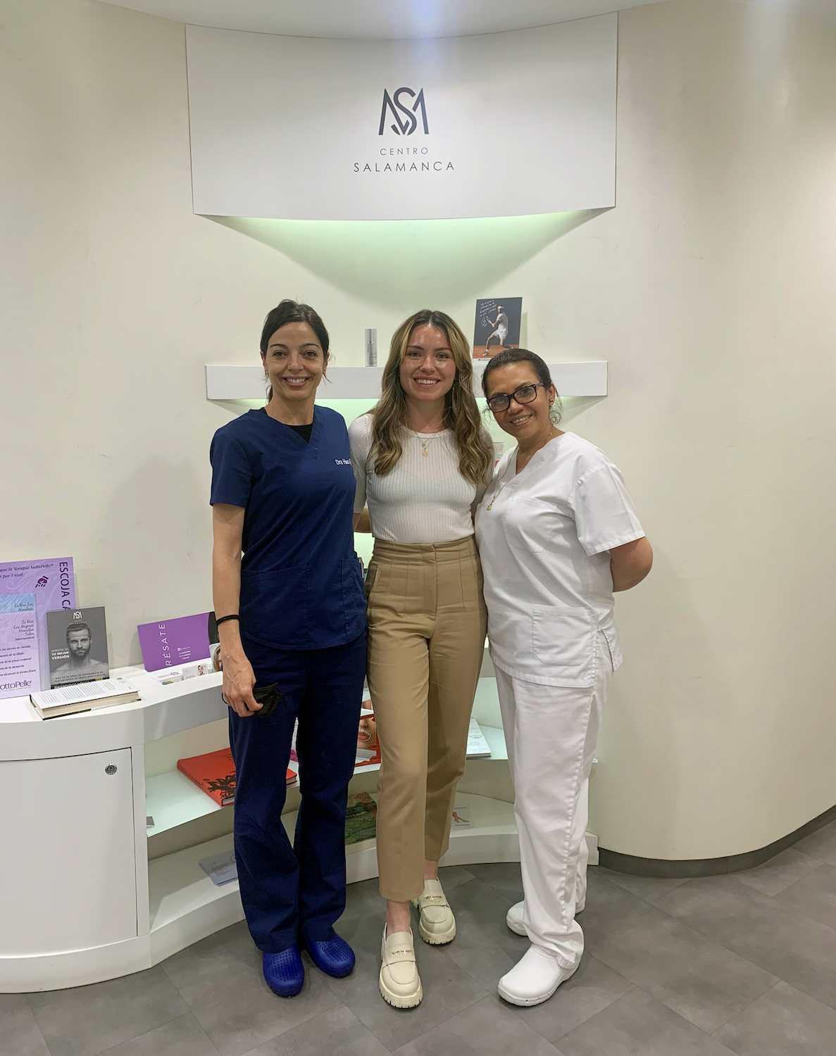 Stay in private dermatology clinic in Madrid