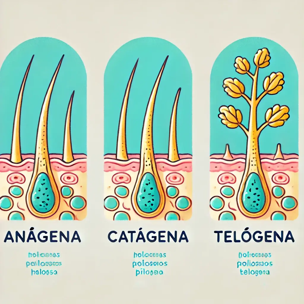 Cuanto crece el pelo en un mes ciclo del pelo