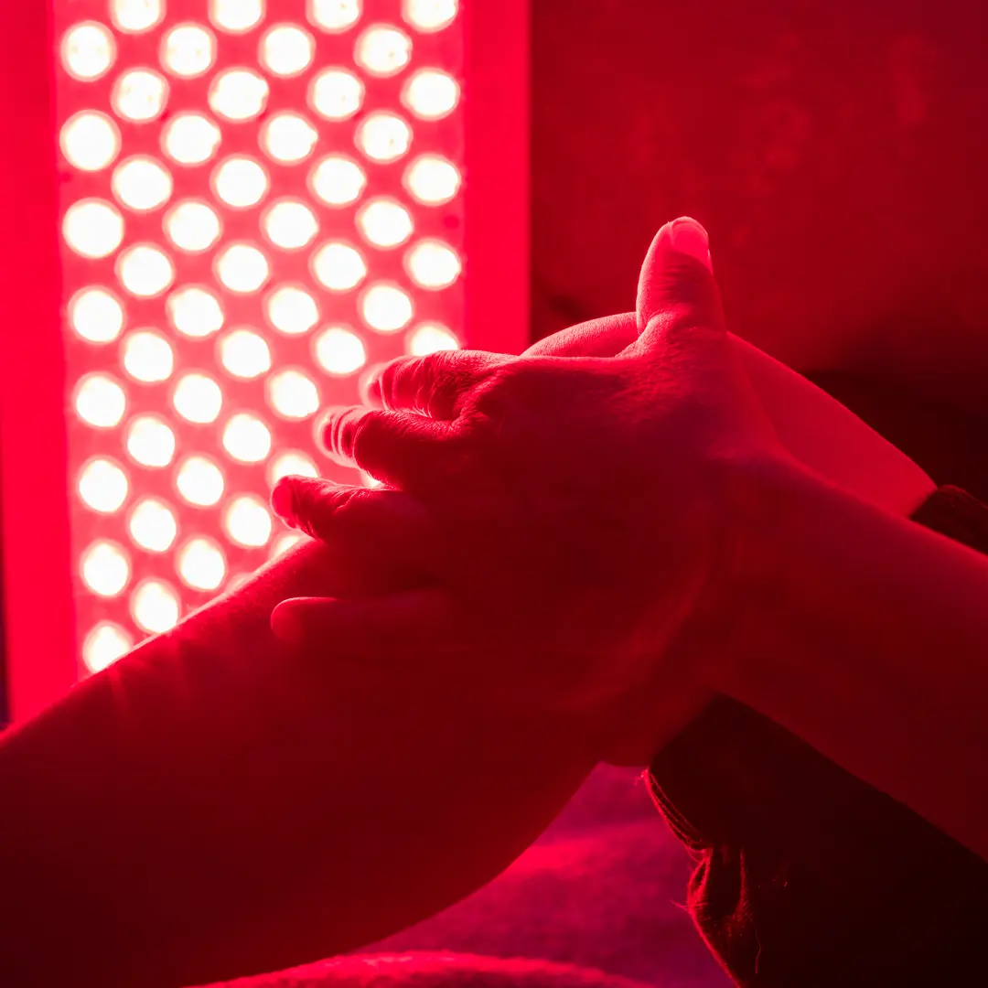 La luz roja en la piel como tratamiento