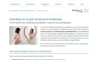 Piel durante el embarazo: entrevista de la dra fernández guarino para natalben