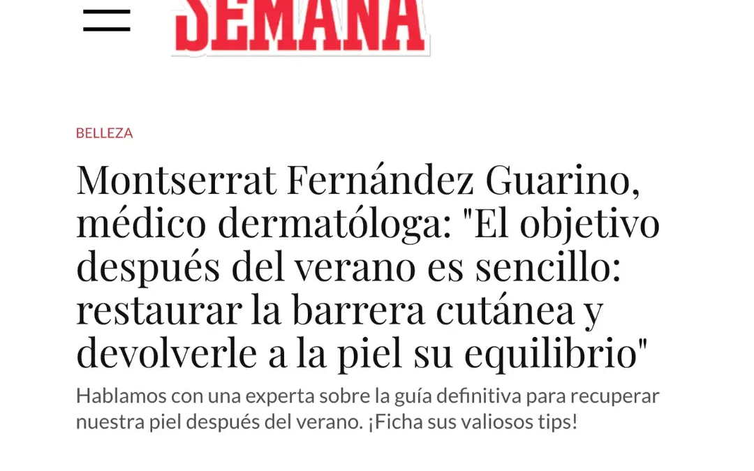 Entrevista en semana con la dra fernandez guarino