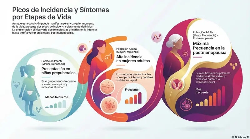 Liquen escleroso vulvar a quien afecta