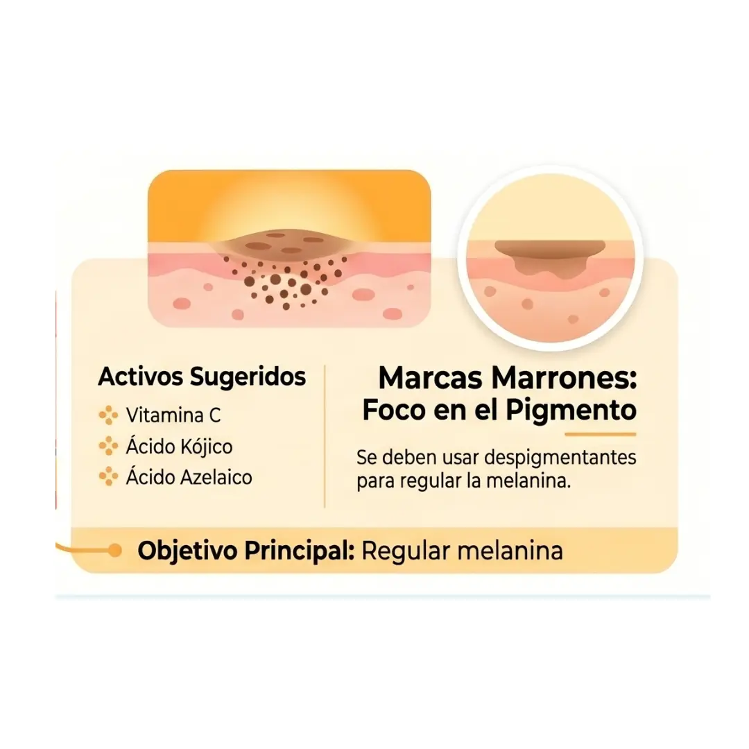 Crema para las marcas de acne manchas marrones
