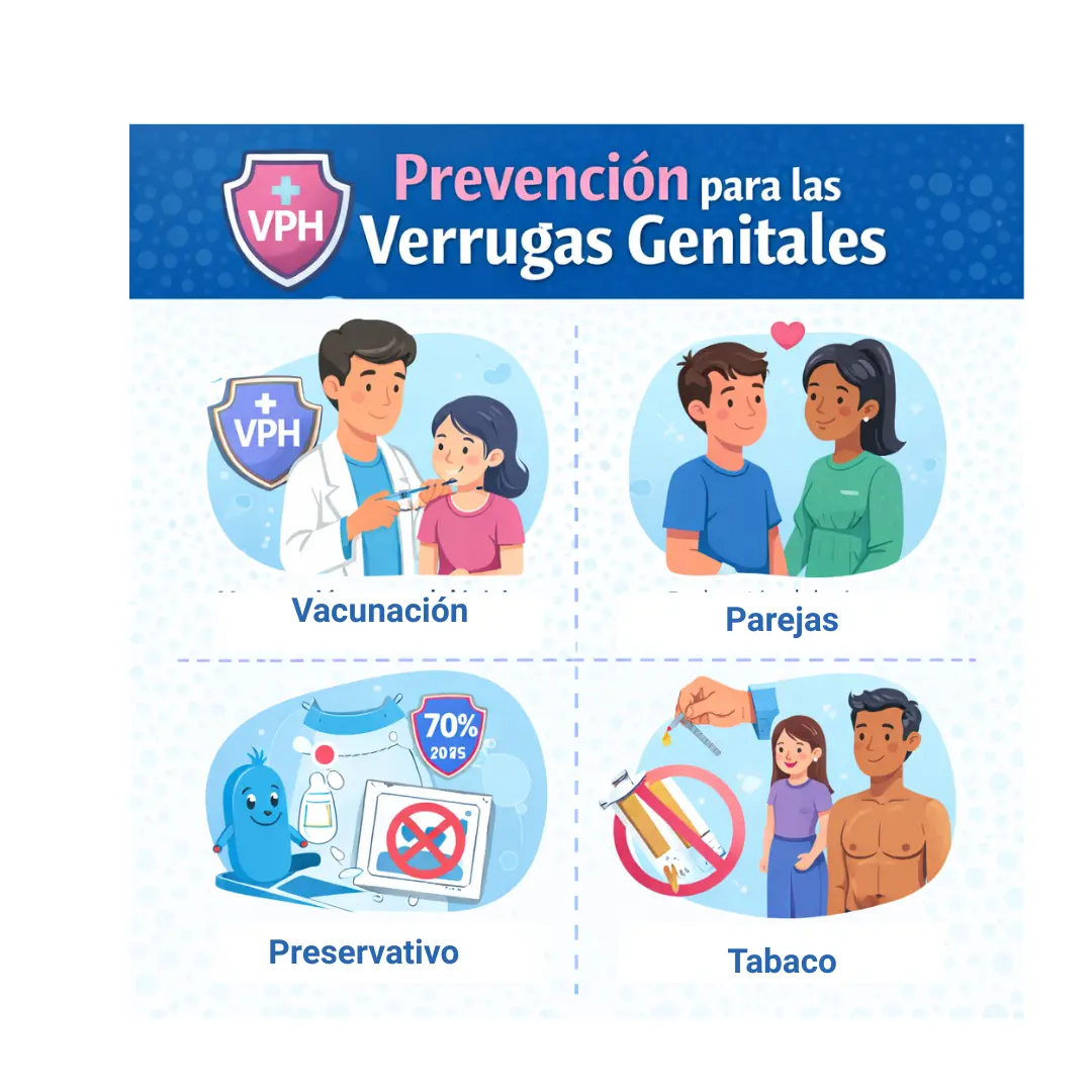 Prevención de las verrugas genitales