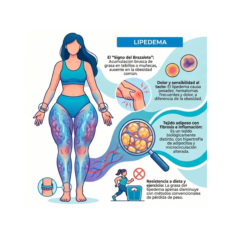 Lipedema vs obesidad