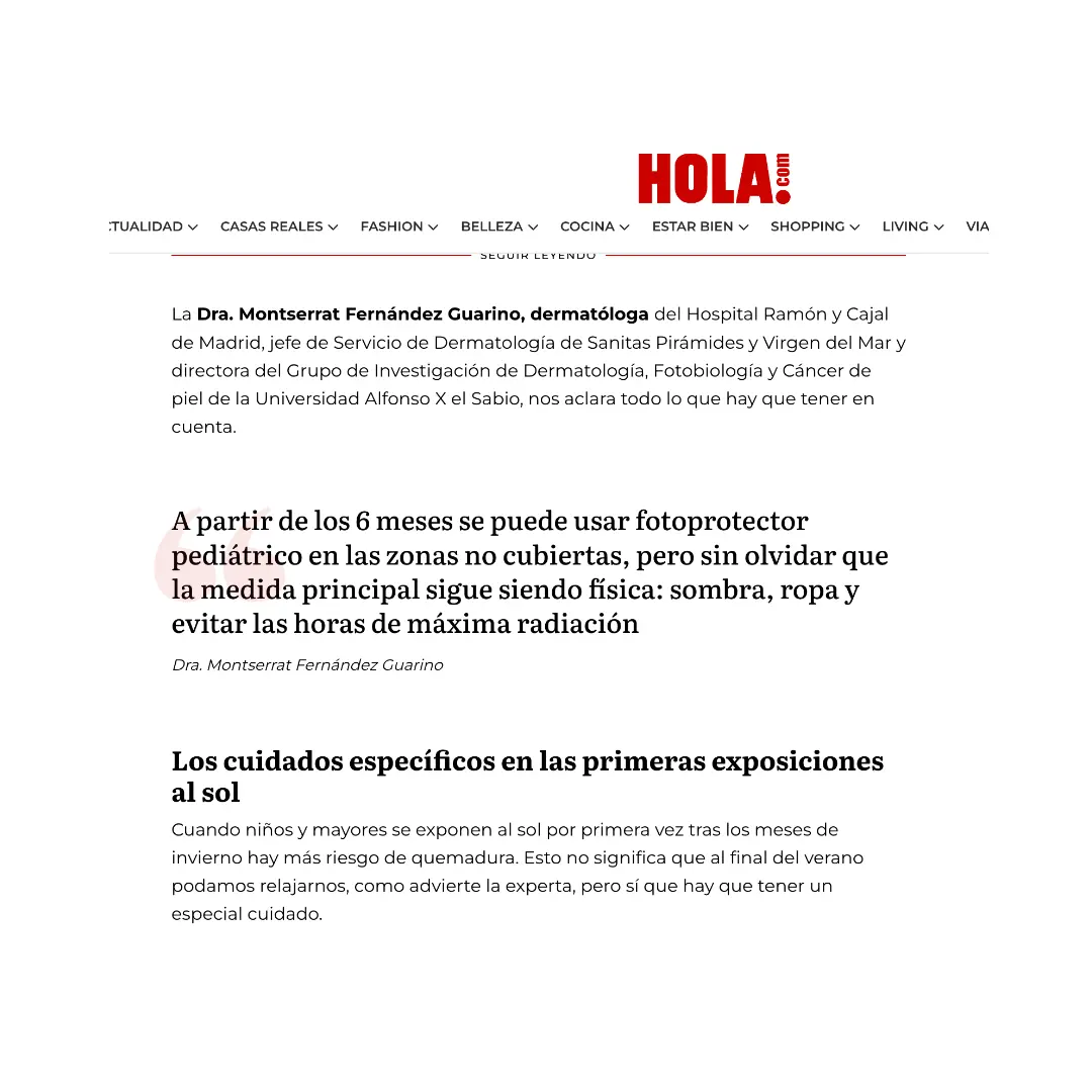Entrevista en hola de la dra fernandez guarino