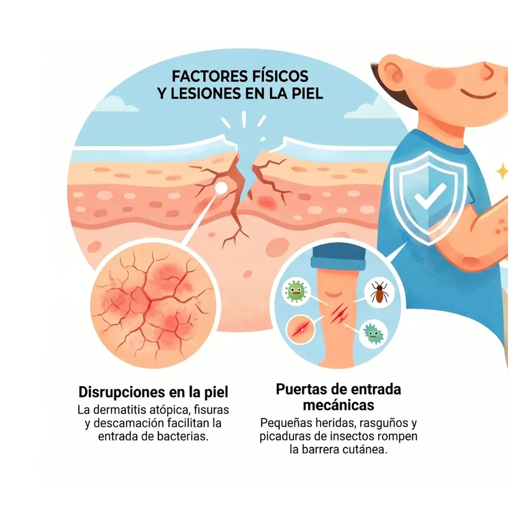 Impetigo en niños factores favorecedores