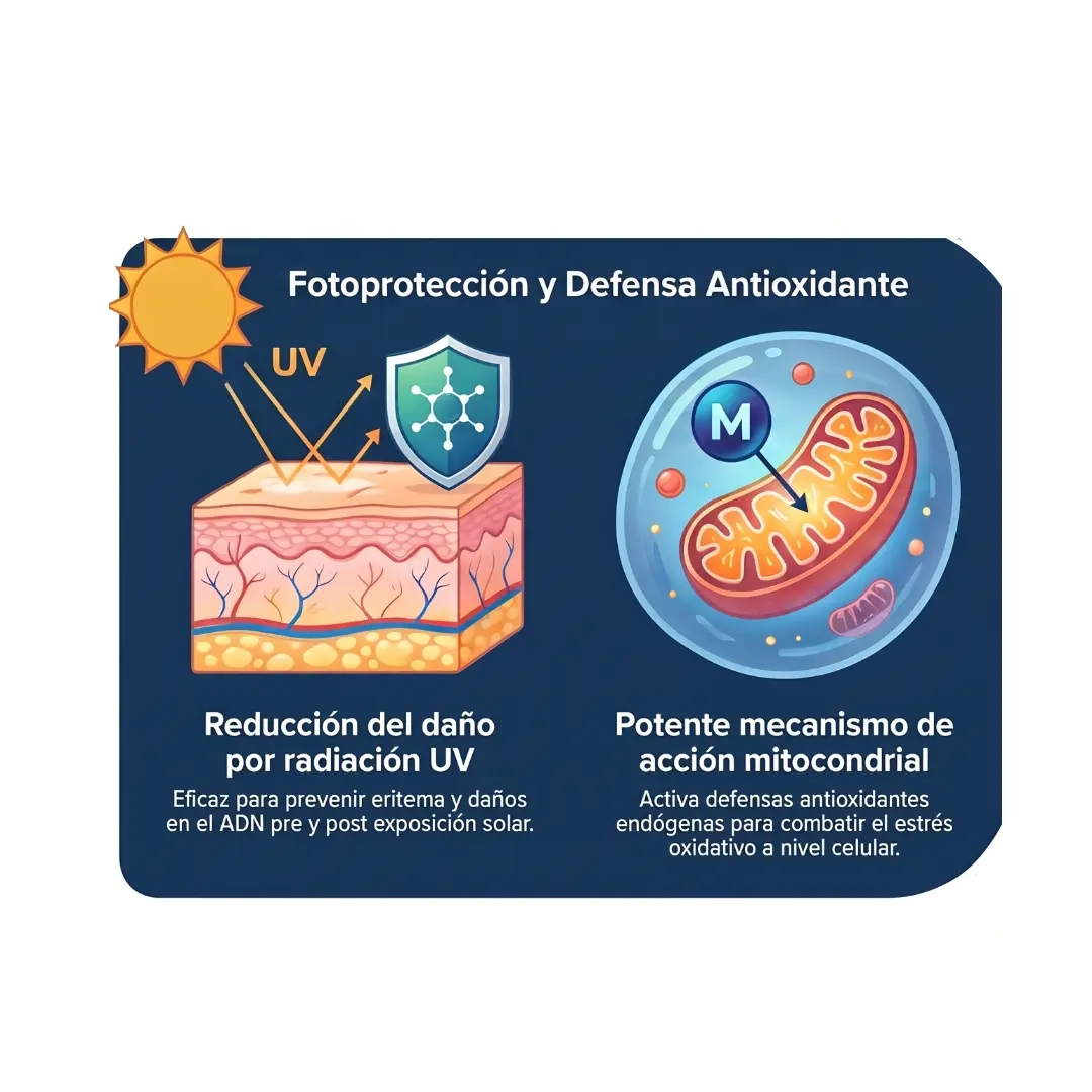 Melatonina con protector solar